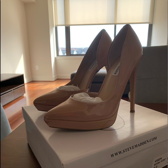 vixen black patent steve madden